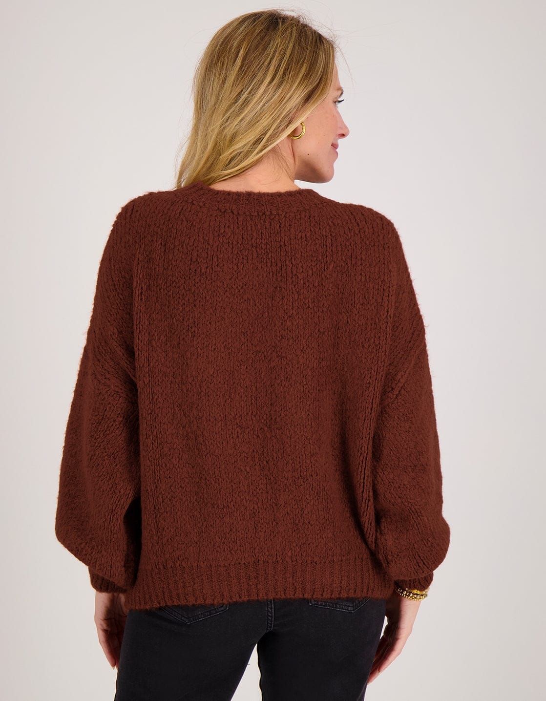 Je m'appelle Tops Pull Chunky | Brique
