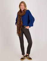 Je m'appelle Tops Pull Chunky | Kobaltblauw