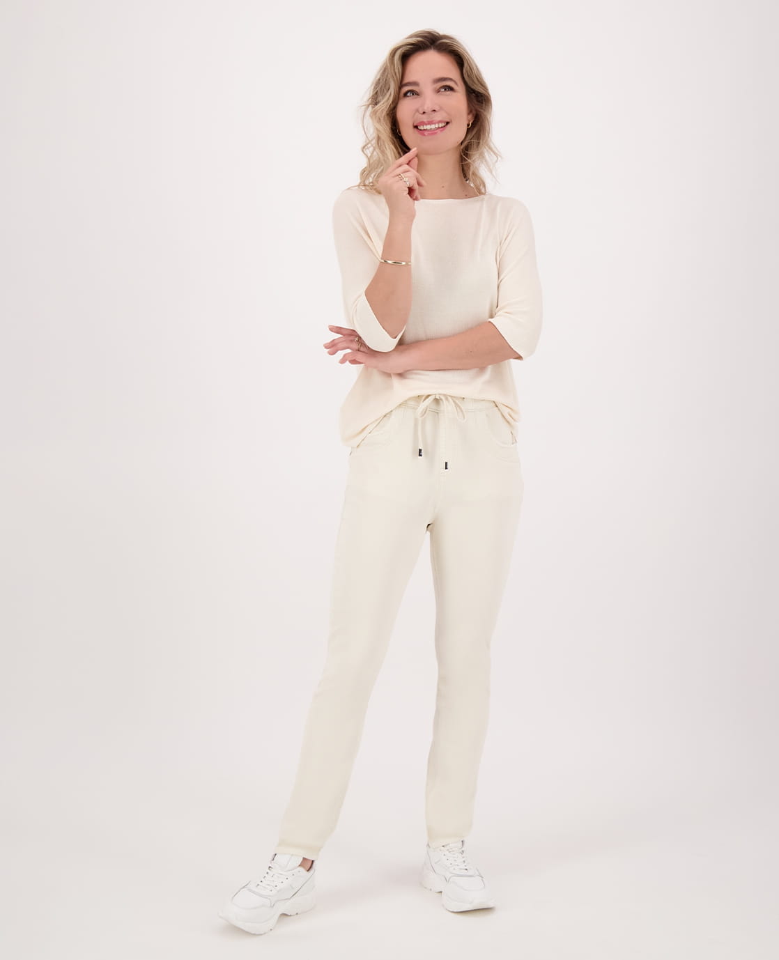 Je m'appelle Broeken Pant Jogg Denim | Ecru
