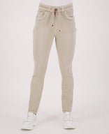 Je m'appelle Broeken Greige / XS / (30'') Pant Celine Jogg Denim | Greige