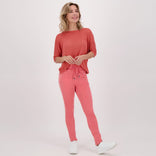 Je m'appelle Broeken Bright Coral / XS / (30'') Pant Jogg Denim | Bright Coral