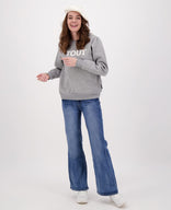 Je m'appelle Broeken Pant Flare Superstretch Denim | Dark Denim