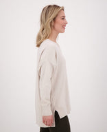 Je m'appelle Tops Pull Longue | Beige