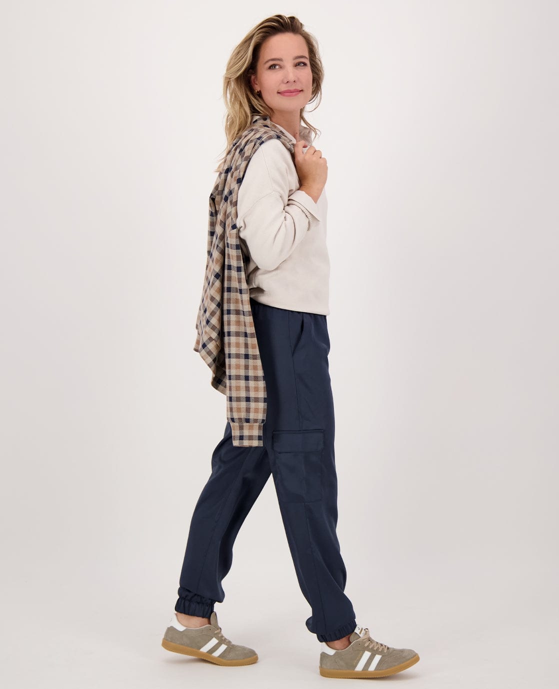 Je m'appelle Broeken Pant Cargo | Donkerblauw