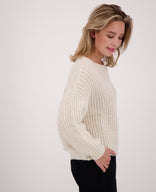 Je m'appelle Tops Pull Chuncky Knit | Beige