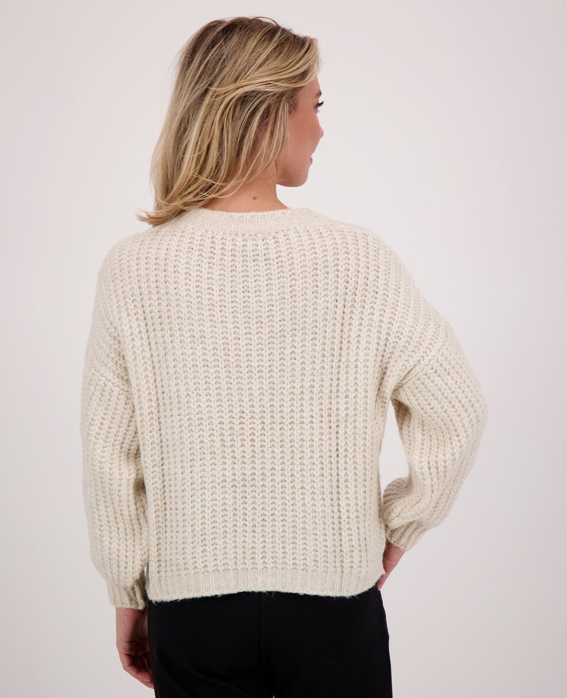 Je m'appelle Tops Pull Chuncky Knit | Beige