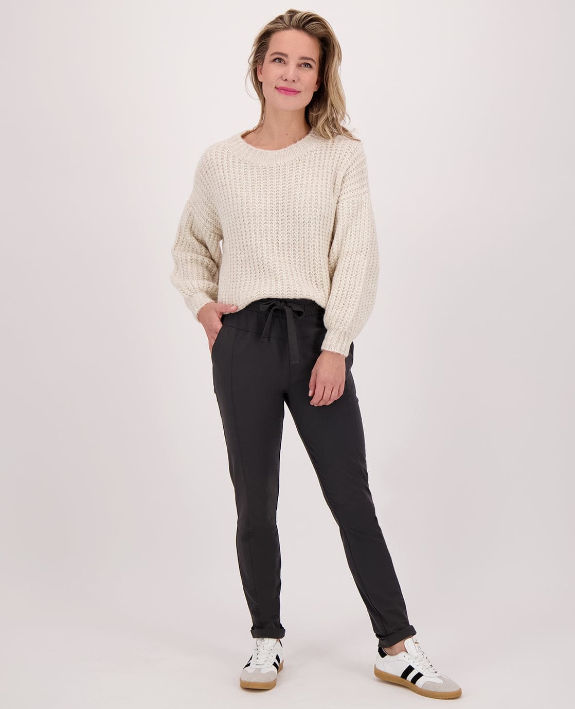 Je m'appelle Tops Pull Chuncky Knit | Beige