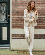 Je m'appelle Broeken Greige / XS / Short Pant Sara | Greige
