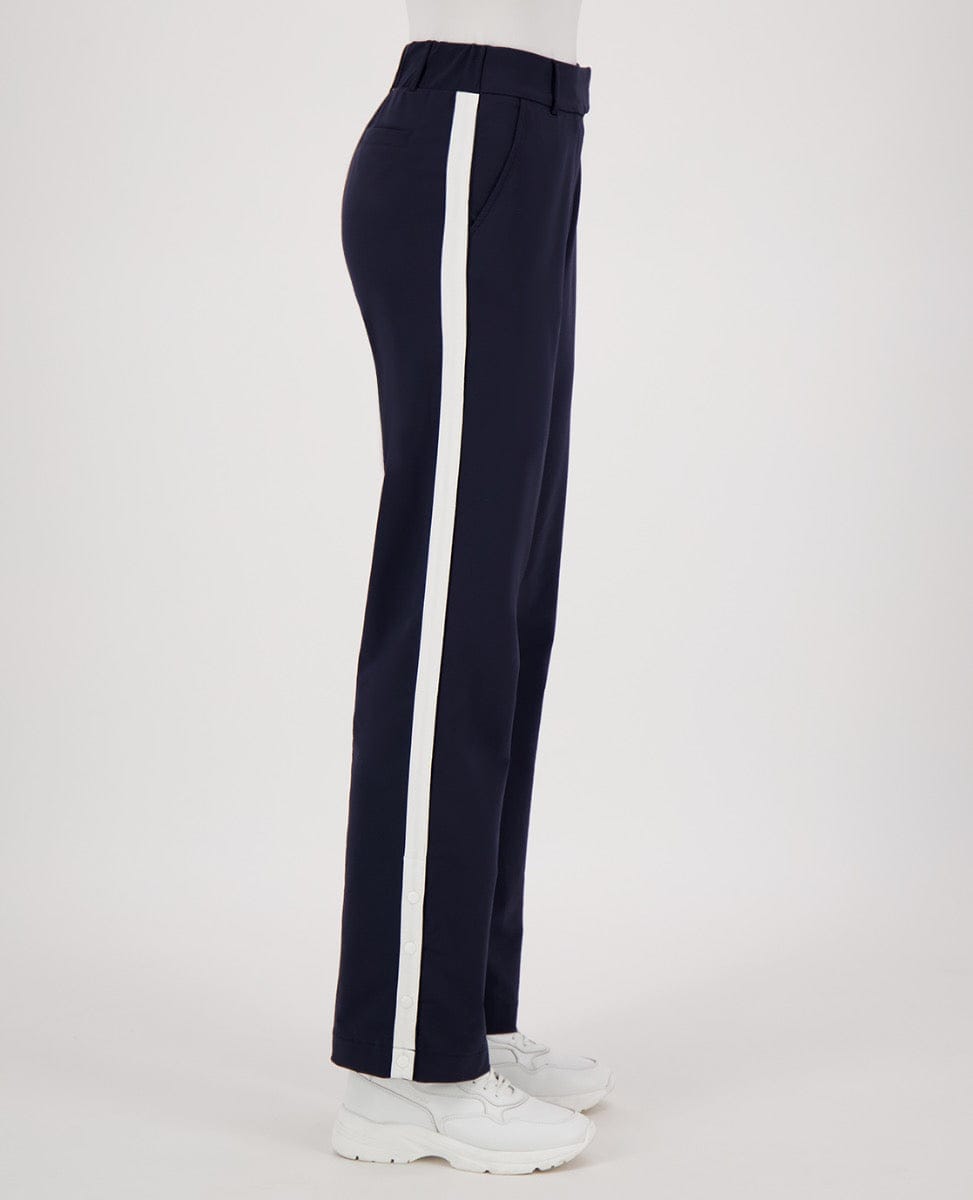 Je m'appelle Broeken Pant Leah Travel | Donkerblauw/Porselein wit