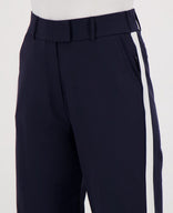 Je m'appelle Broeken Pant Leah Travel | Donkerblauw/Porselein wit