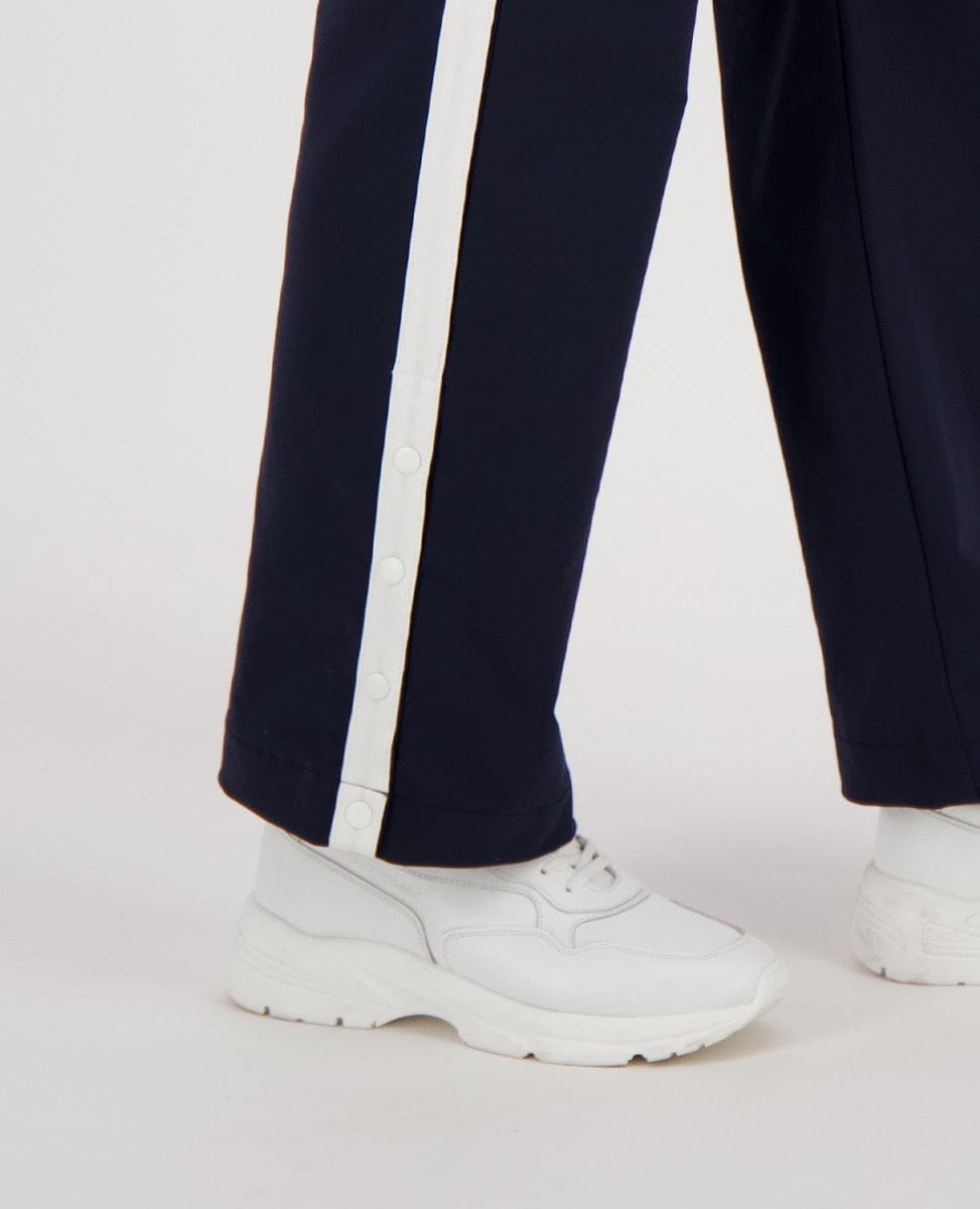 Je m'appelle Broeken Pant Leah Travel | Donkerblauw/Porselein wit