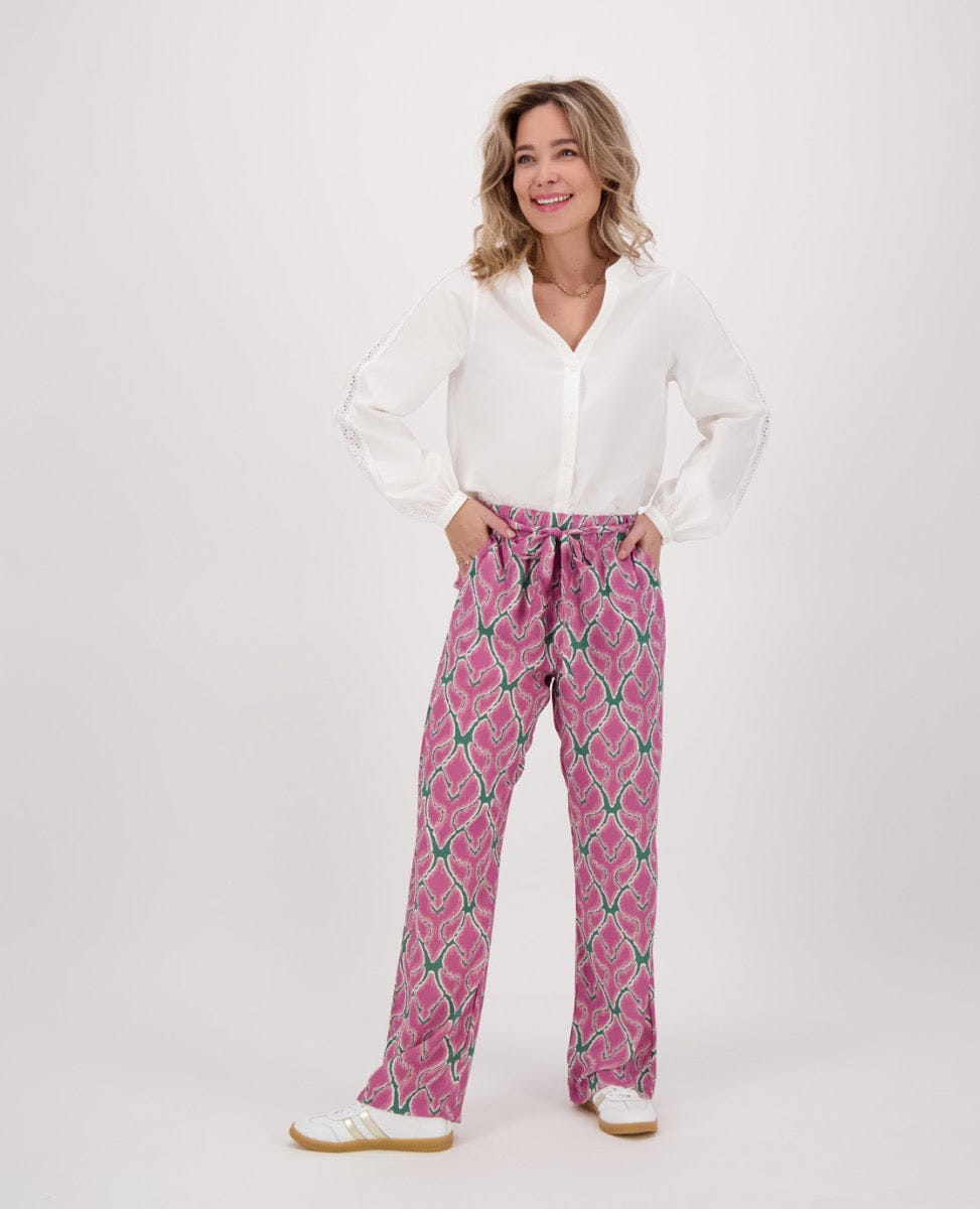 Je m'appelle Tops Blouse Maya | Porselein wit