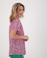 Je m'appelle Tops Top Flore | Multicolor