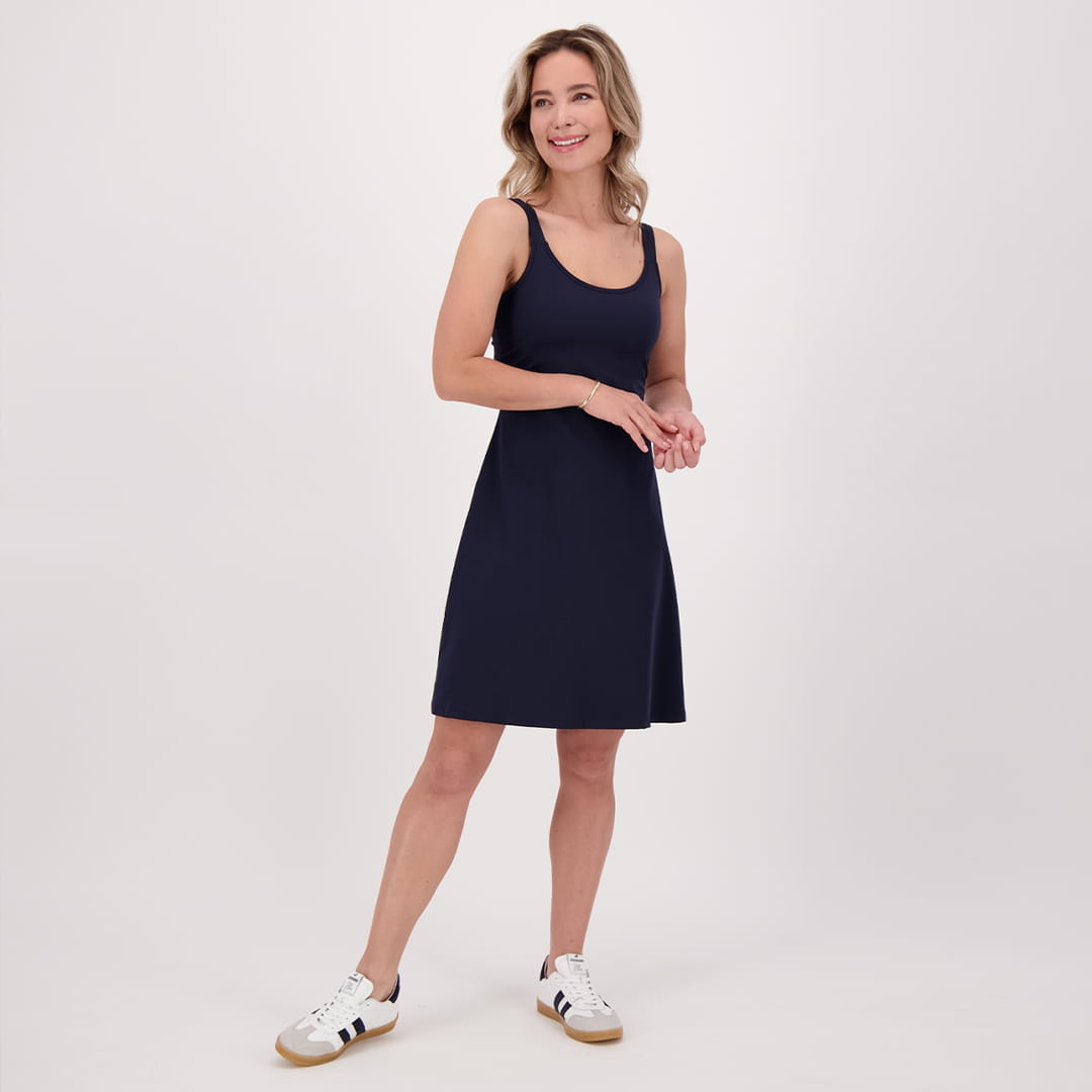 Je m'appelle Jurken Donkerblauw / XS Tank Dress Travel | Donkerblauw