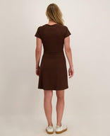 Je m'appelle Jurken Robe Cross Over | Soft Cacao