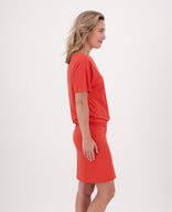 Je m'appelle Jurken Robe Hepburn | Oranjerood