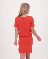 Je m'appelle Jurken Robe Hepburn | Oranjerood