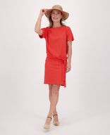 Je m'appelle Jurken Robe Hepburn | Oranjerood