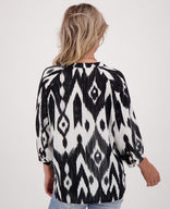 Je m'appelle Tops Top Roxy | Zwart/Wit