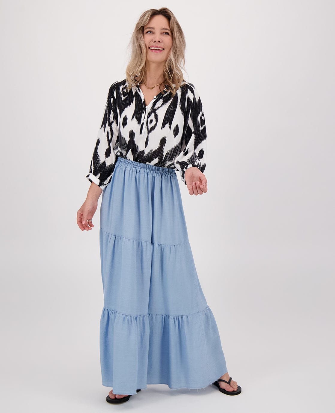 Je m'appelle Tops Top Roxy | Zwart/Wit