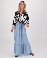 Je m'appelle Tops Top Roxy | Zwart/Wit