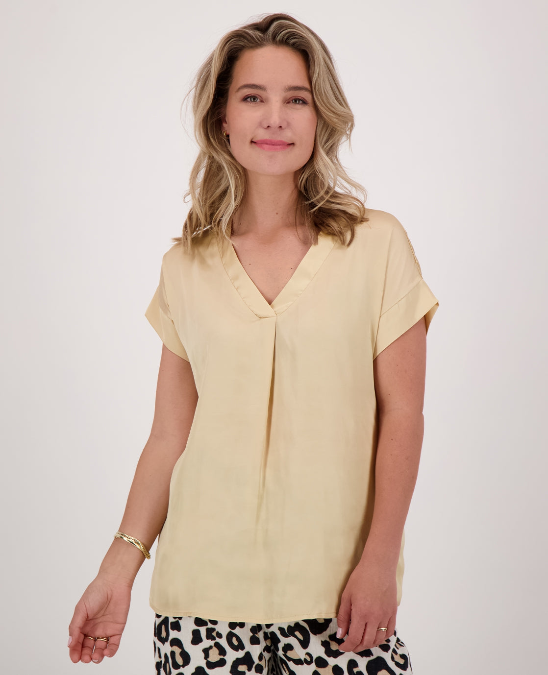 Tee Top Basic Satin | Golden Sand