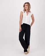 Je m'appelle Broeken Pant Straight | Zwart