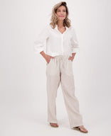 Je m'appelle Broeken Pant Straight | Off White/Sahara
