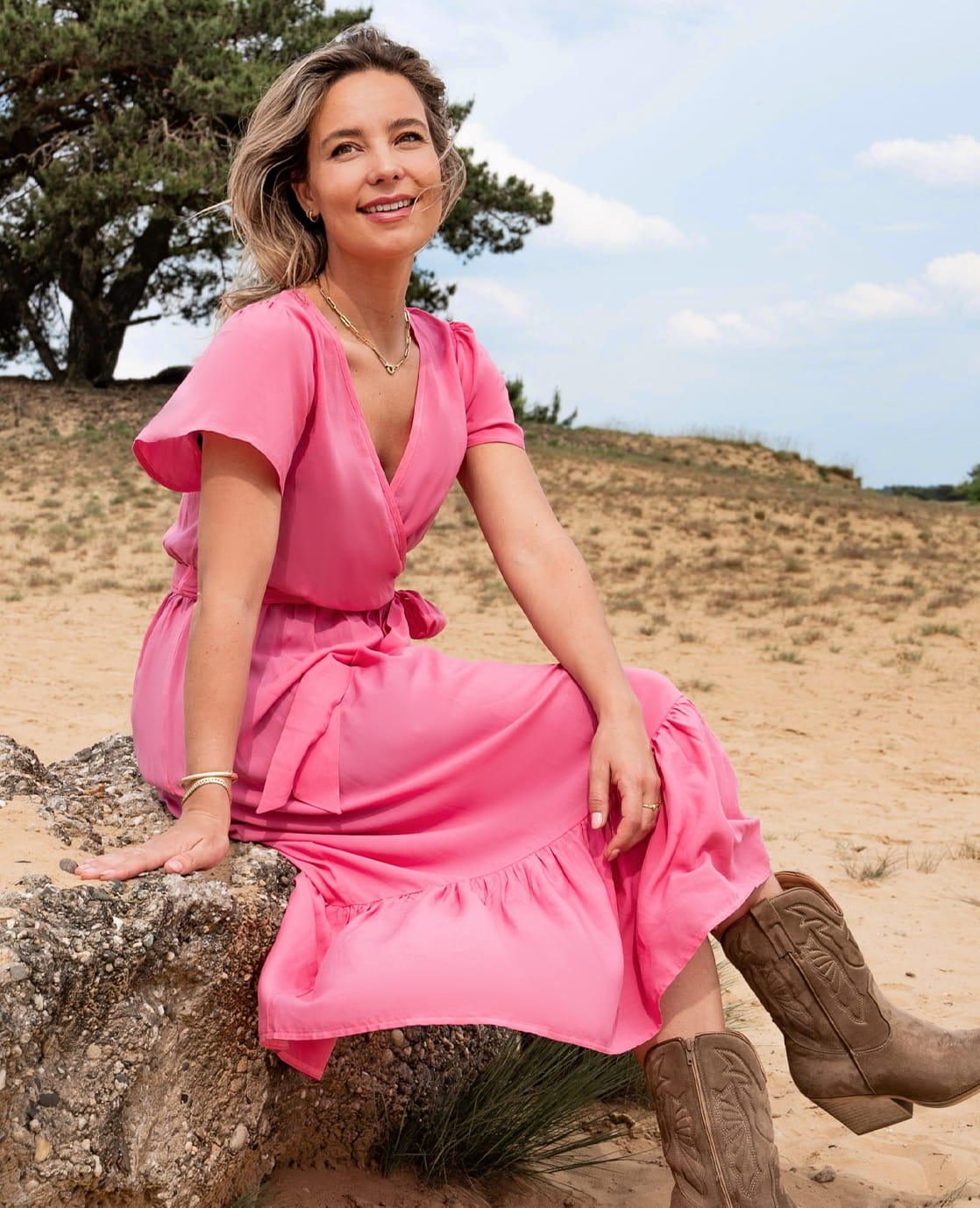 Je m'appelle Jurken Summer Pink / XS Robe Liz | Summer Pink