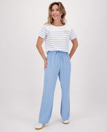Je m'appelle Broeken Pant Straight Summer | Pastel Blauw
