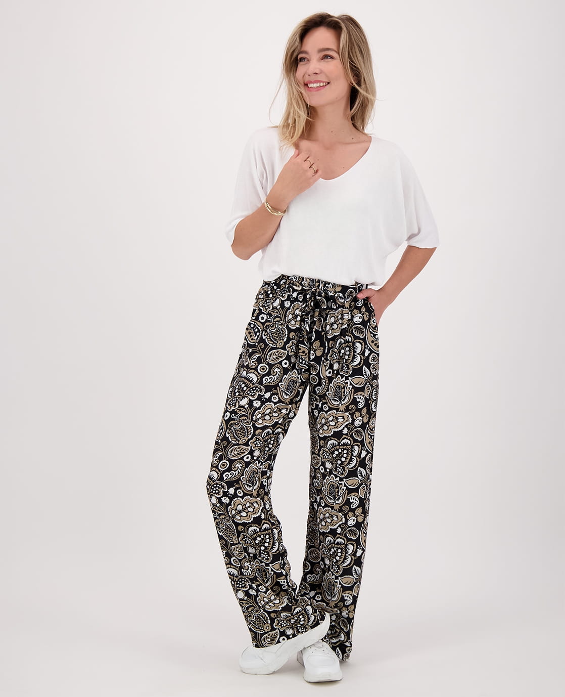 Je m'appelle Broeken Pant Straight Summer | Multicolor