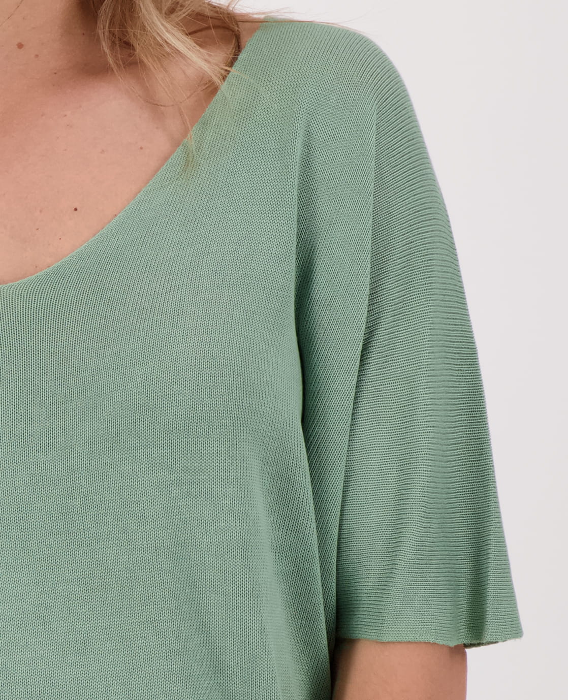 Je m'appelle Tops Pull Summer | Groen