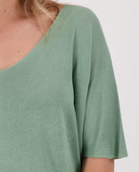 Je m'appelle Tops Pull Summer | Groen
