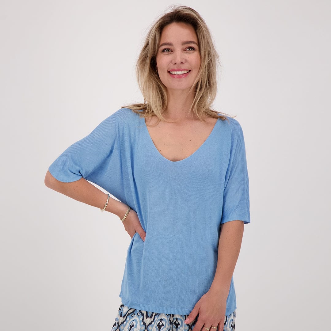 Je m'appelle Tops Dusk Blauw / XS Pull Summer | Dusk Blauw