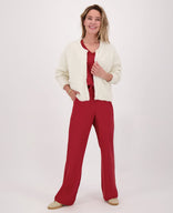 Je m'appelle Broeken Pant Straight Summer | Lobster Red