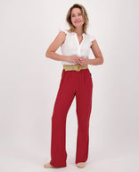Je m'appelle Broeken Pant Straight Summer | Lobster Red