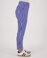 Je m'appelle Broeken Pant Fancy Élégant 7/8 | Wit/Deep Marine