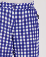 Je m'appelle Broeken Pant Fancy Élégant 7/8 | Wit/Deep Marine