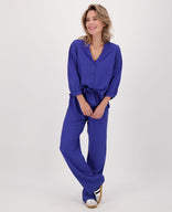 Je m'appelle Broeken Pant Straight Summer | Deep Marine