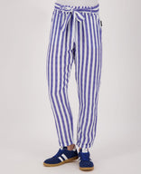 Je m'appelle Broeken Pant Fancy Élégant 7/8 | Wit/Deep Marine