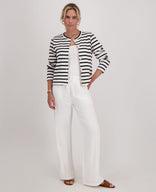 Je m'appelle Broeken Pant Straight Summer | Porselein wit