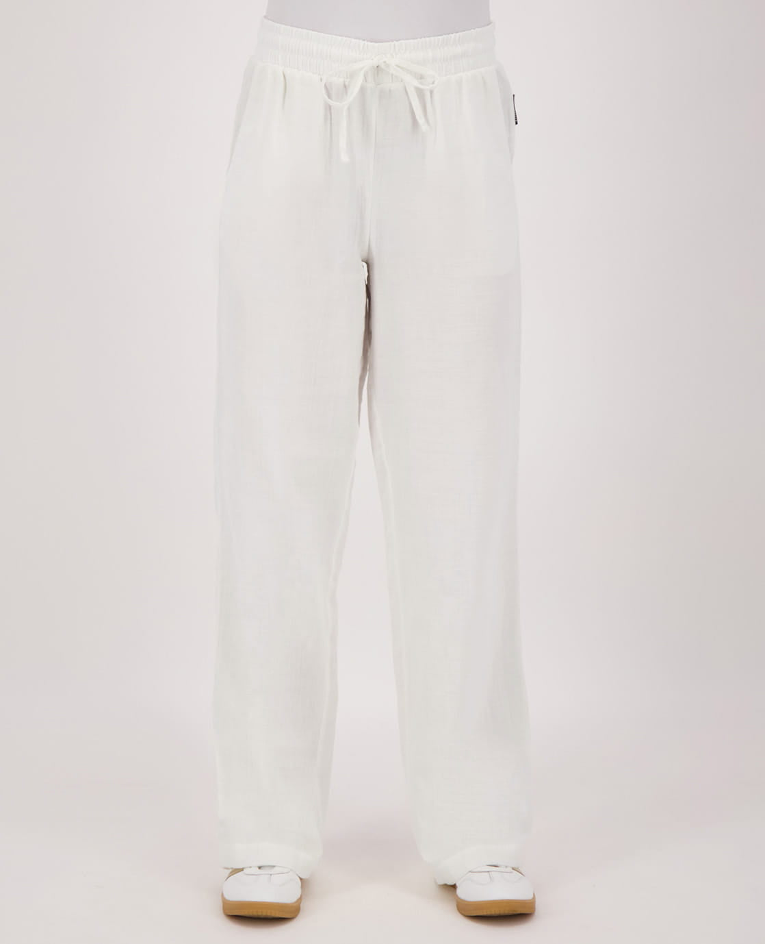 Je m'appelle Broeken Pant Straight Summer | Porselein wit