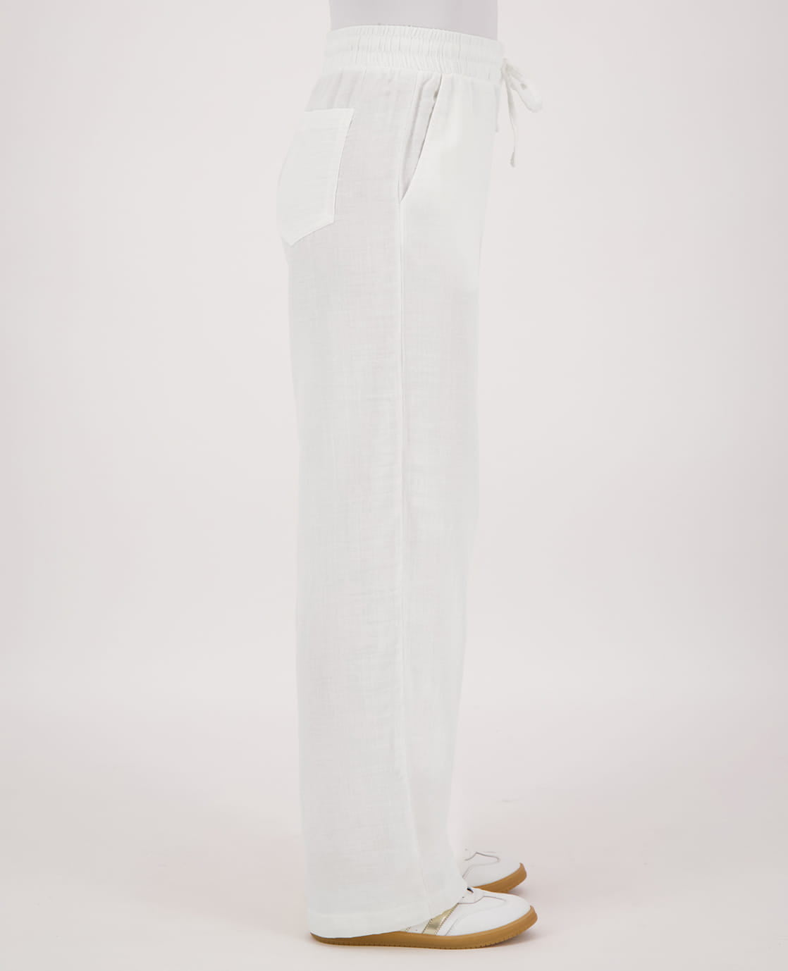 Je m'appelle Broeken Pant Straight Summer | Porselein wit
