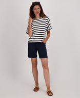 Je m'appelle Broeken Short Travel | Donkerblauw