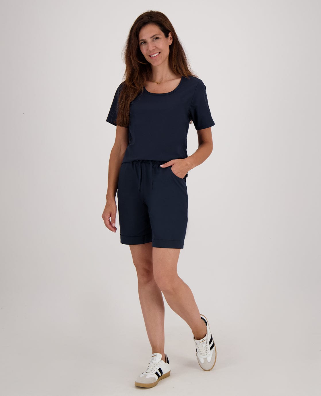 Je m'appelle Broeken Short Travel | Donkerblauw