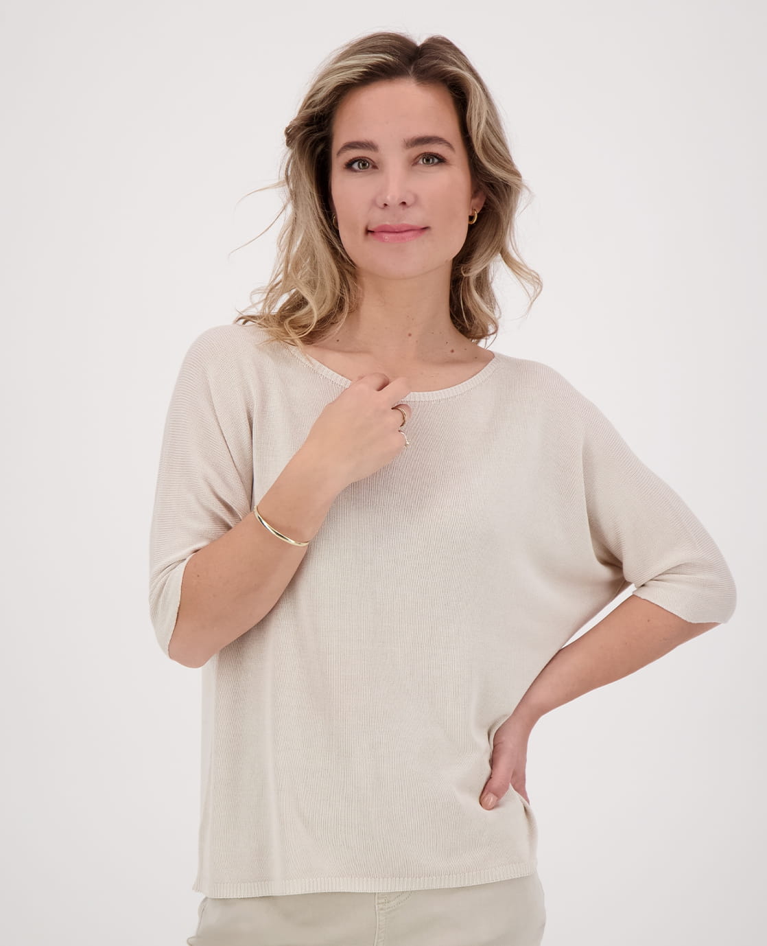 Je m'appelle Tops Pull Spring | Greige