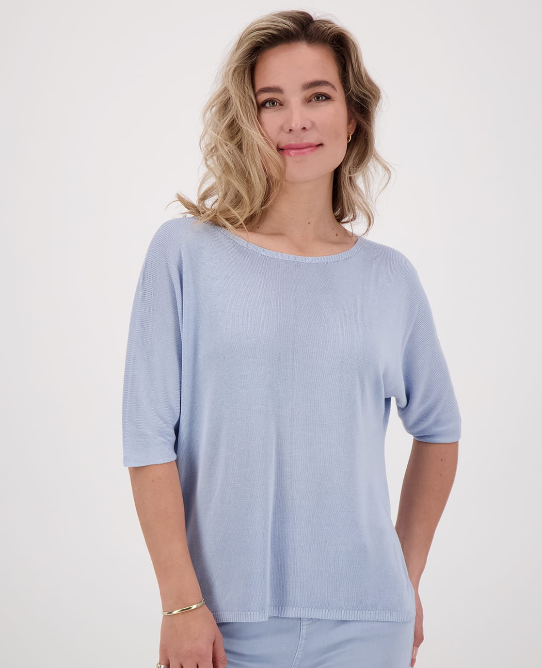 Je m'appelle Tops Pull Spring | Denim Blue