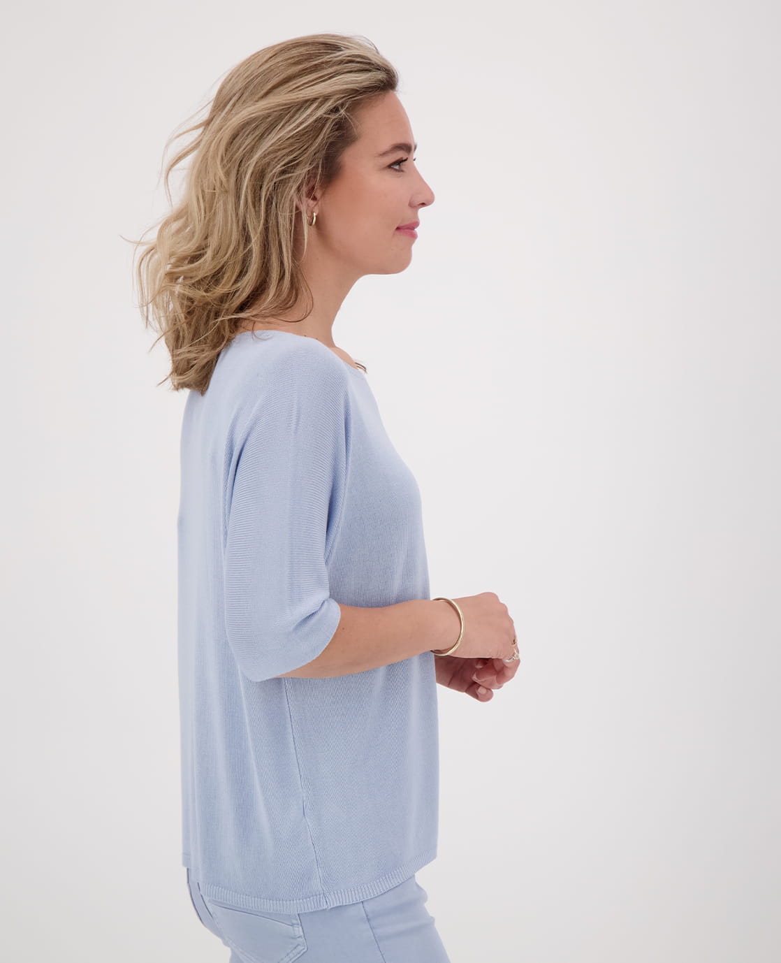 Je m'appelle Tops Pull Spring | Denim Blue