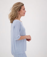 Je m'appelle Tops Pull Spring | Denim Blue