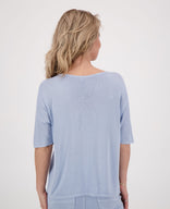 Je m'appelle Tops Pull Spring | Denim Blue